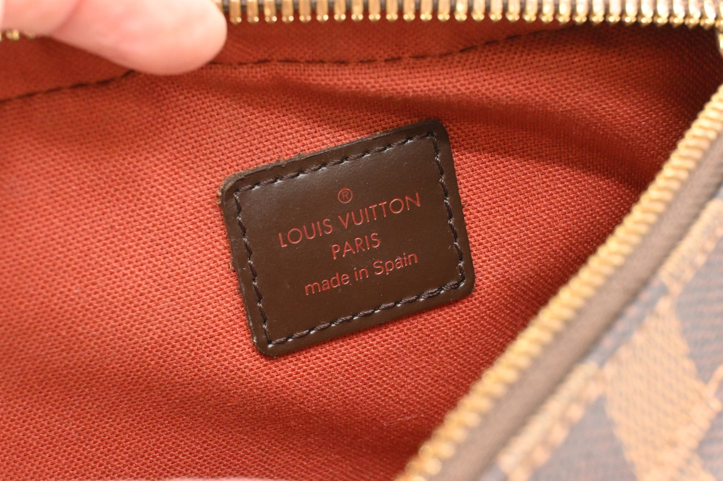 Louis Vuitton Geronimo in Damier Ebene Canvas