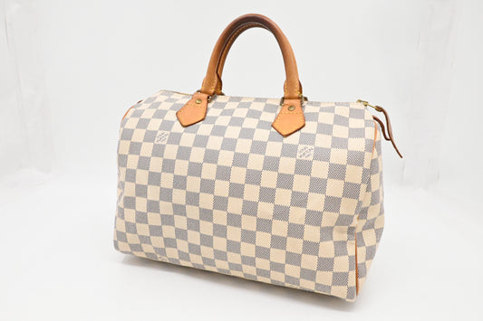 Louis Vuitton Speedy 30 in Damier Azure Canvas