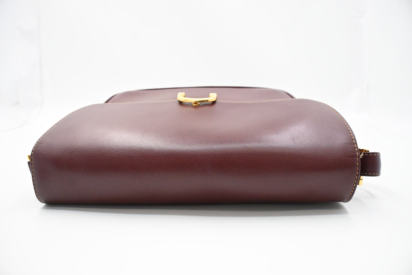 Cartier Crossbody Bag in Burgundy Leather