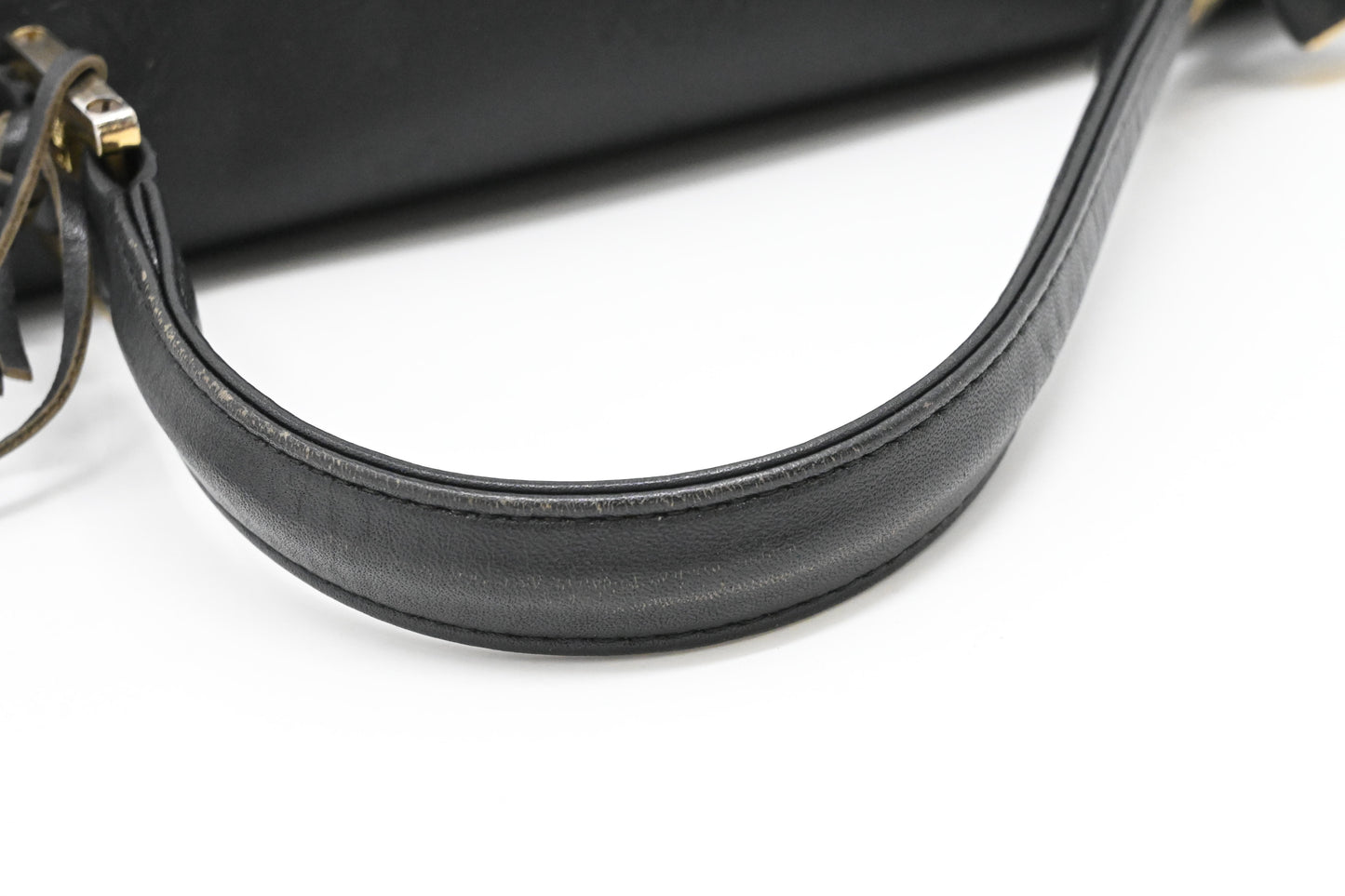 MCM Medium Kelly in Black Coated Canvas