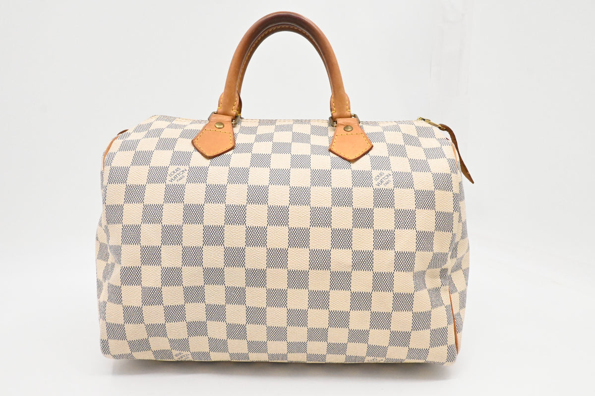 Louis Vuitton Speedy 30 in Damier Azure Canvas