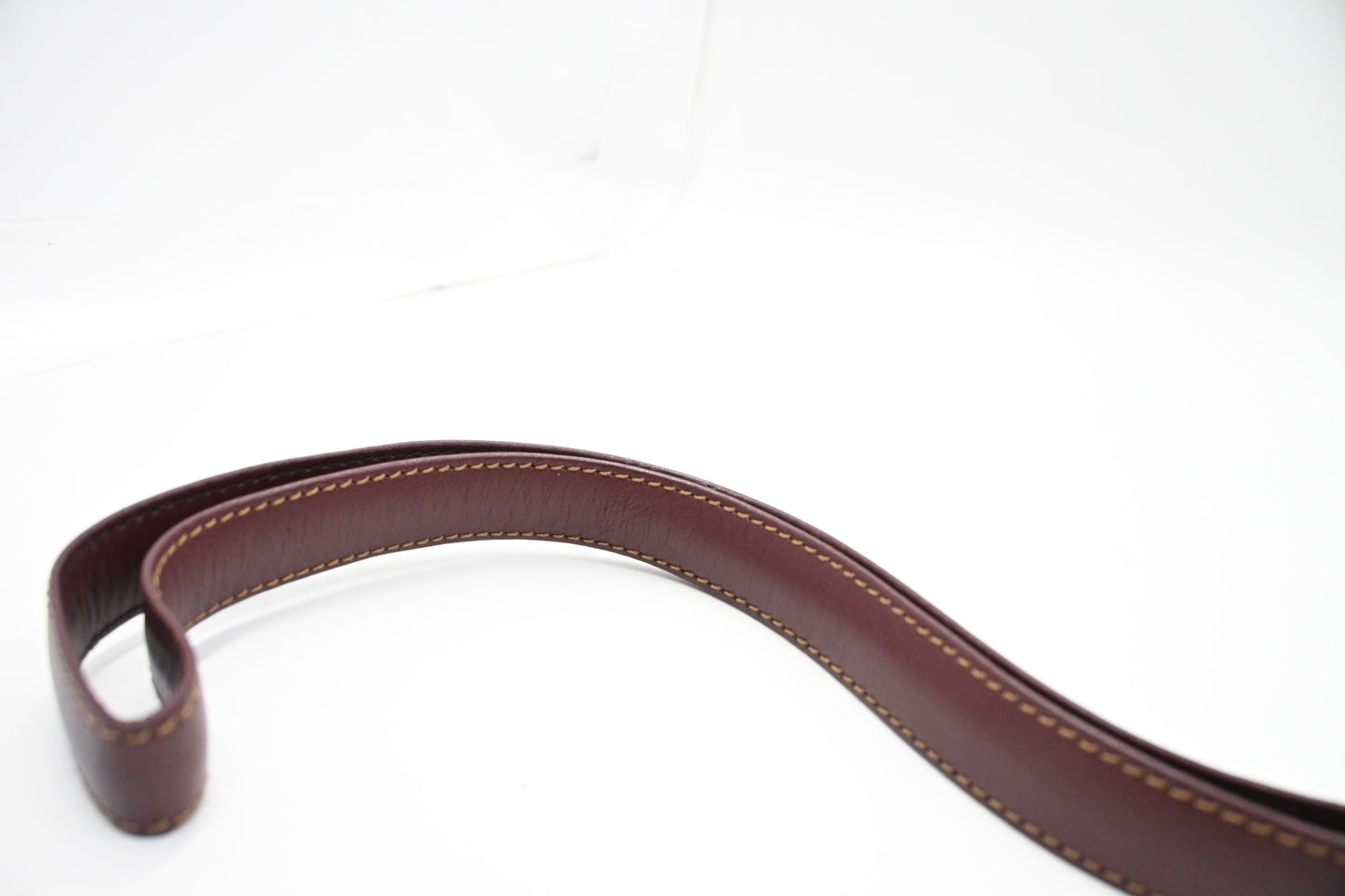 Cartier Crossbody Bag in Burgundy Leather