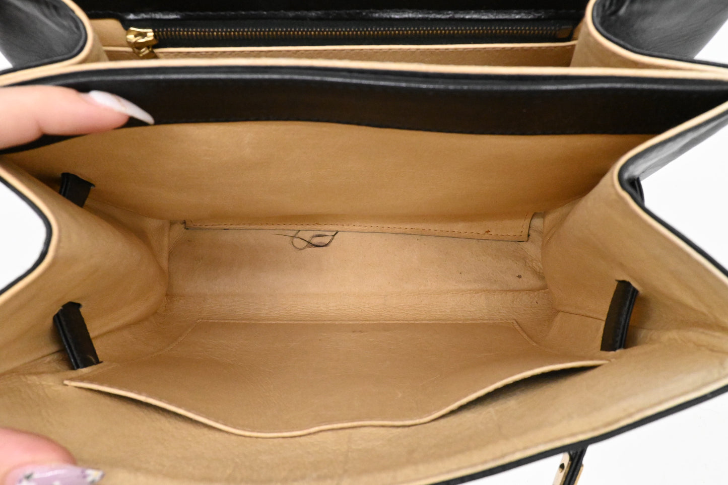 MCM Medium Kelly in Black Coated Canvas