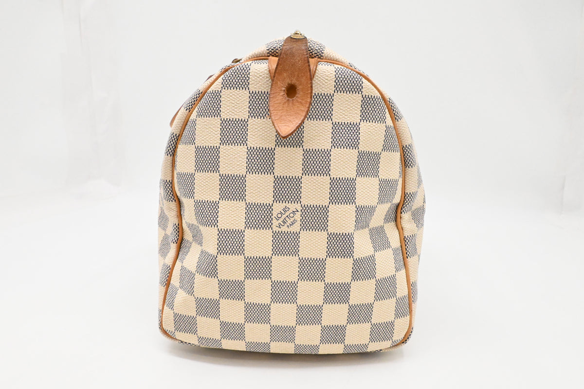 Louis Vuitton Speedy 30 in Damier Azure Canvas