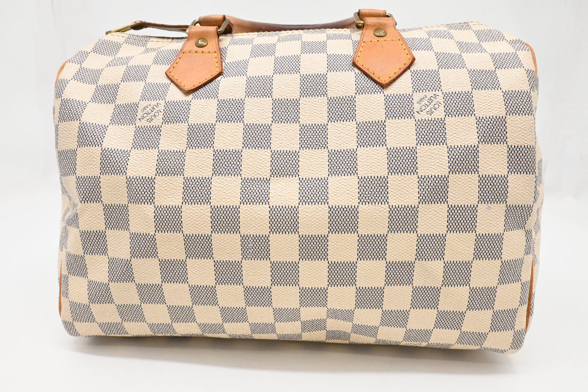 Louis Vuitton Speedy 30 in Damier Azure Canvas