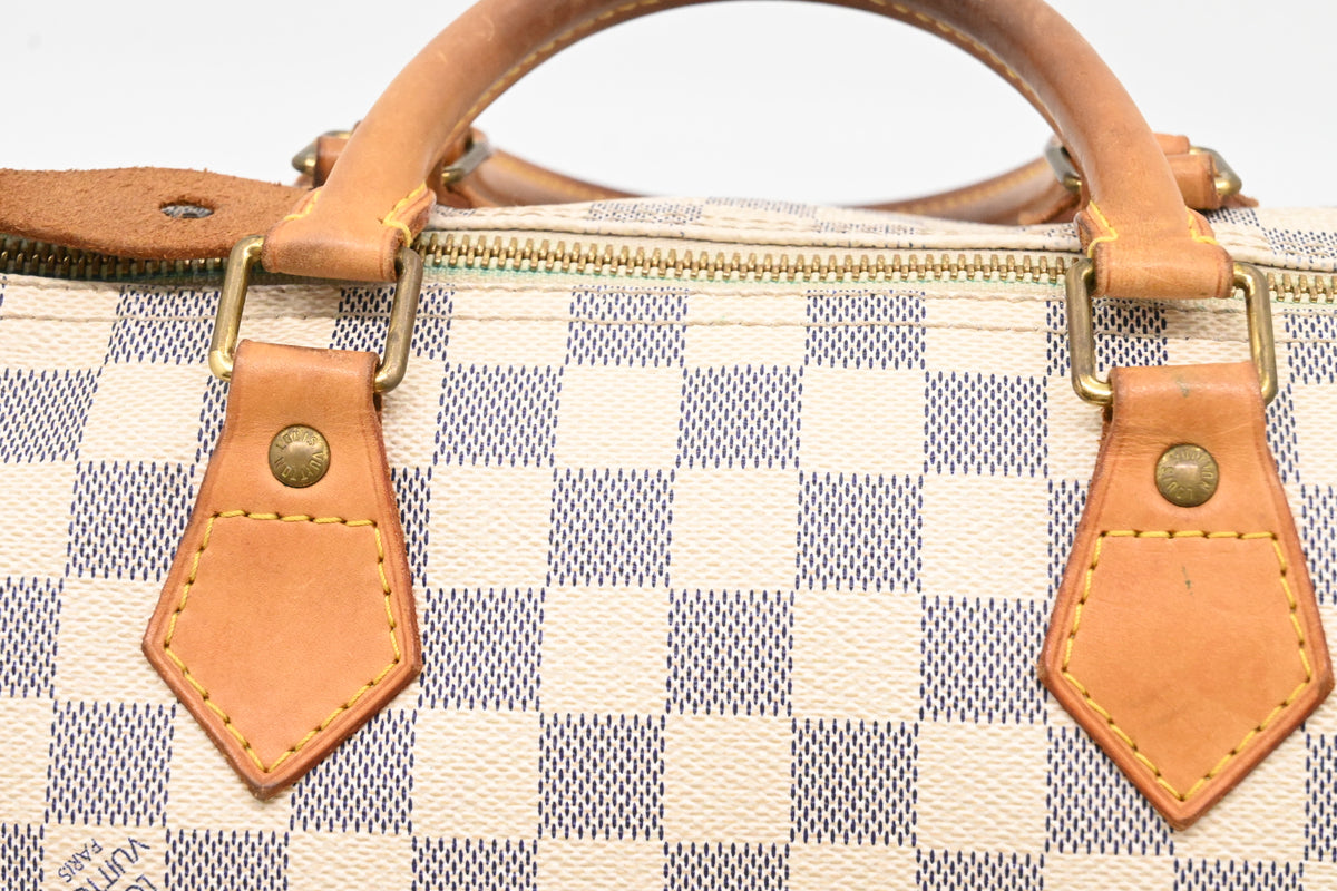 Louis Vuitton Speedy 30 in Damier Azure Canvas