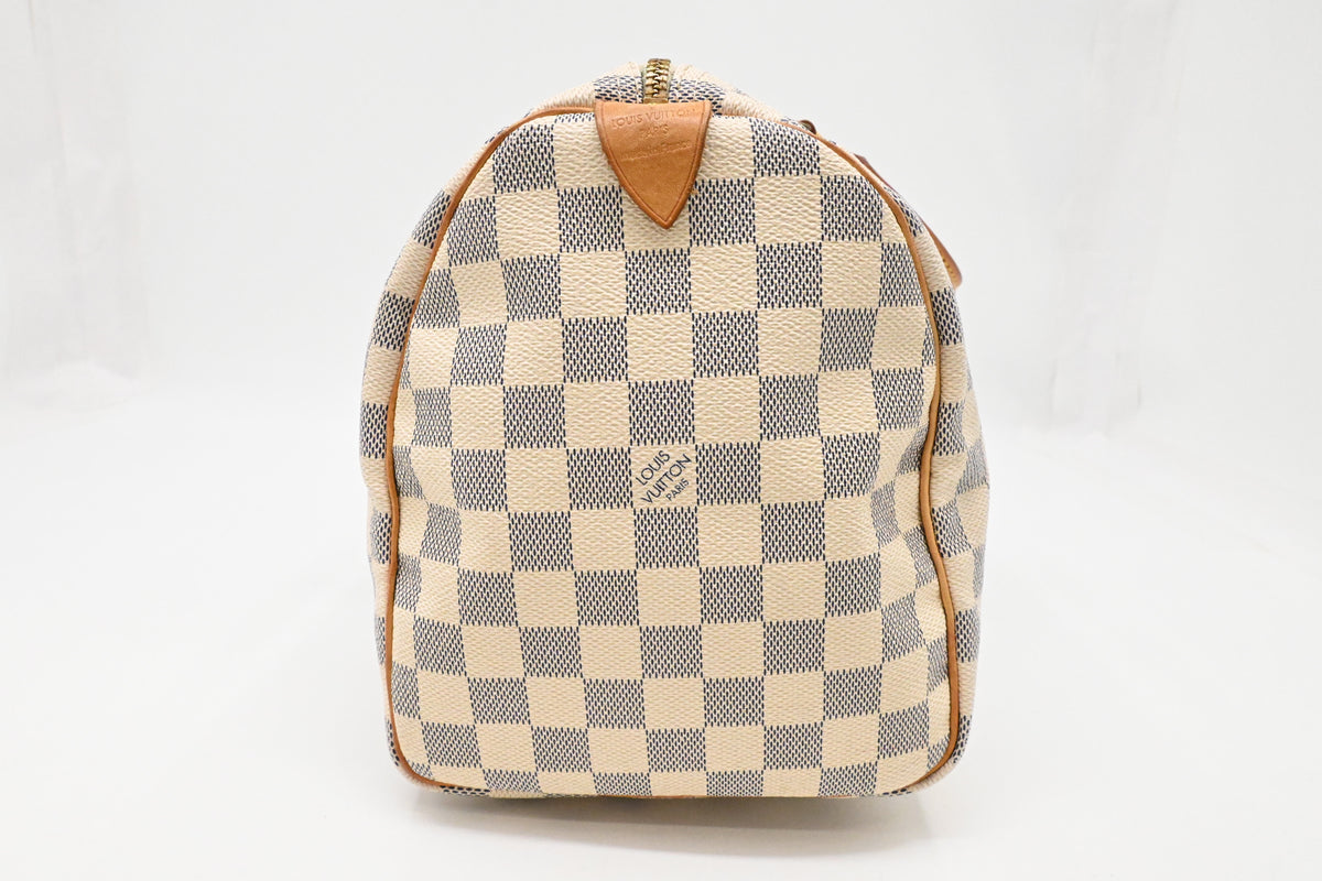 Louis Vuitton Speedy 30 in Damier Azure Canvas