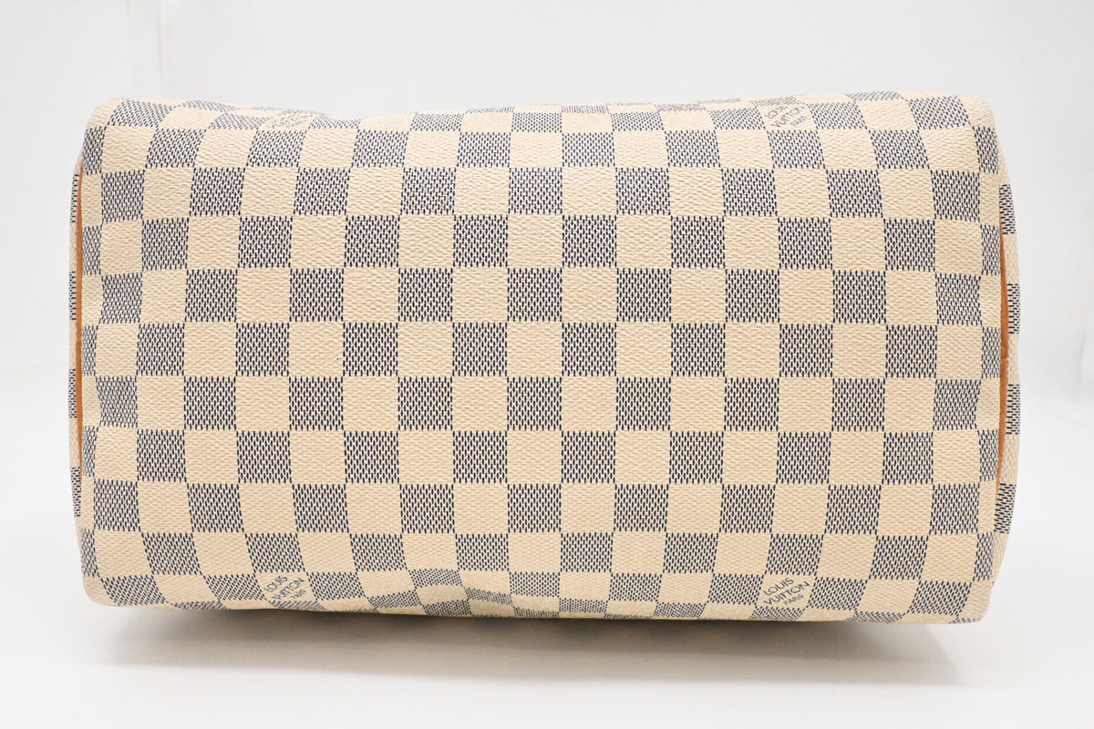 Louis Vuitton Speedy 30 in Damier Azure Canvas