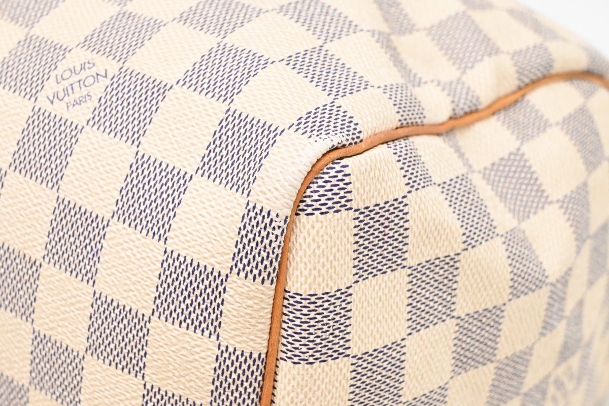 Louis Vuitton Speedy 30 in Damier Azure Canvas