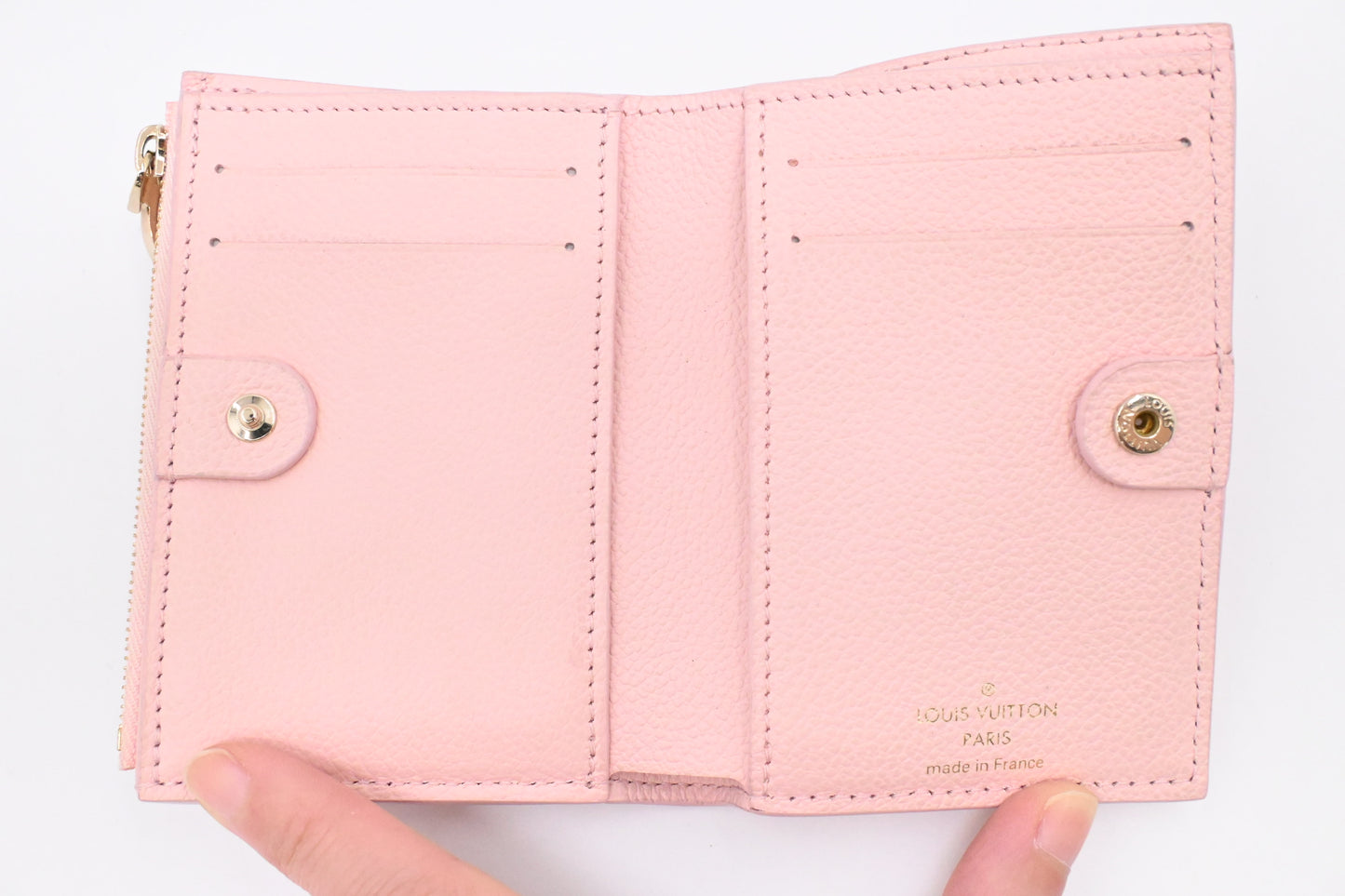 Louis Vuitton Lisa Wallet in Light Pink Empreinte Leather