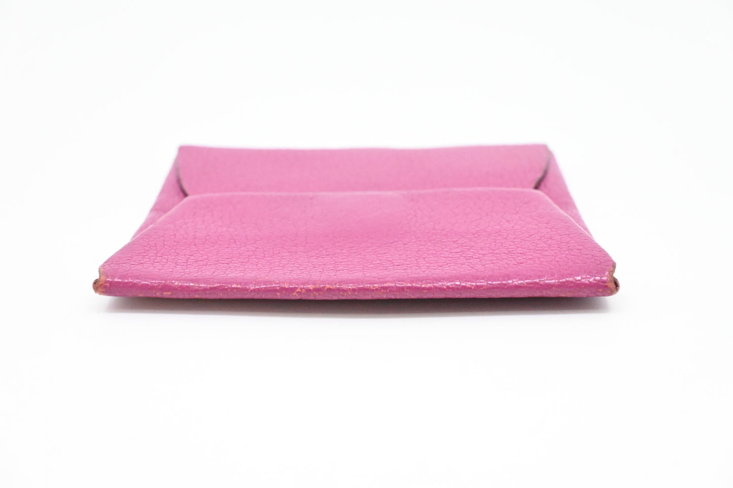 Hermes Bastia Coin Case in Fuchsia Epsom Leather
