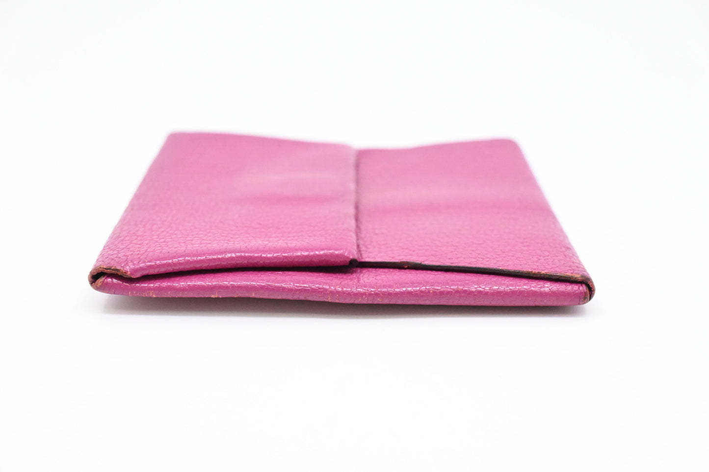Hermes Bastia Coin Case in Fuchsia Epsom Leather