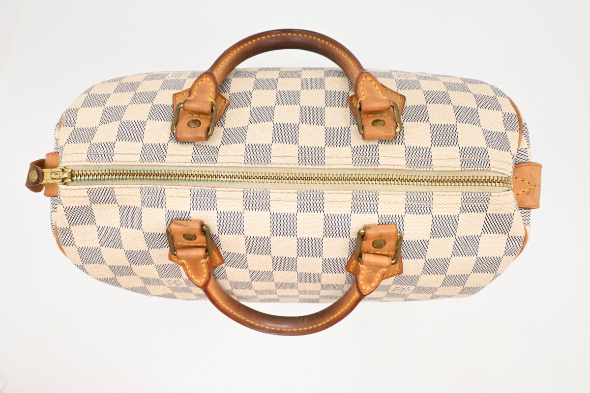 Louis Vuitton Speedy 30 in Damier Azure Canvas