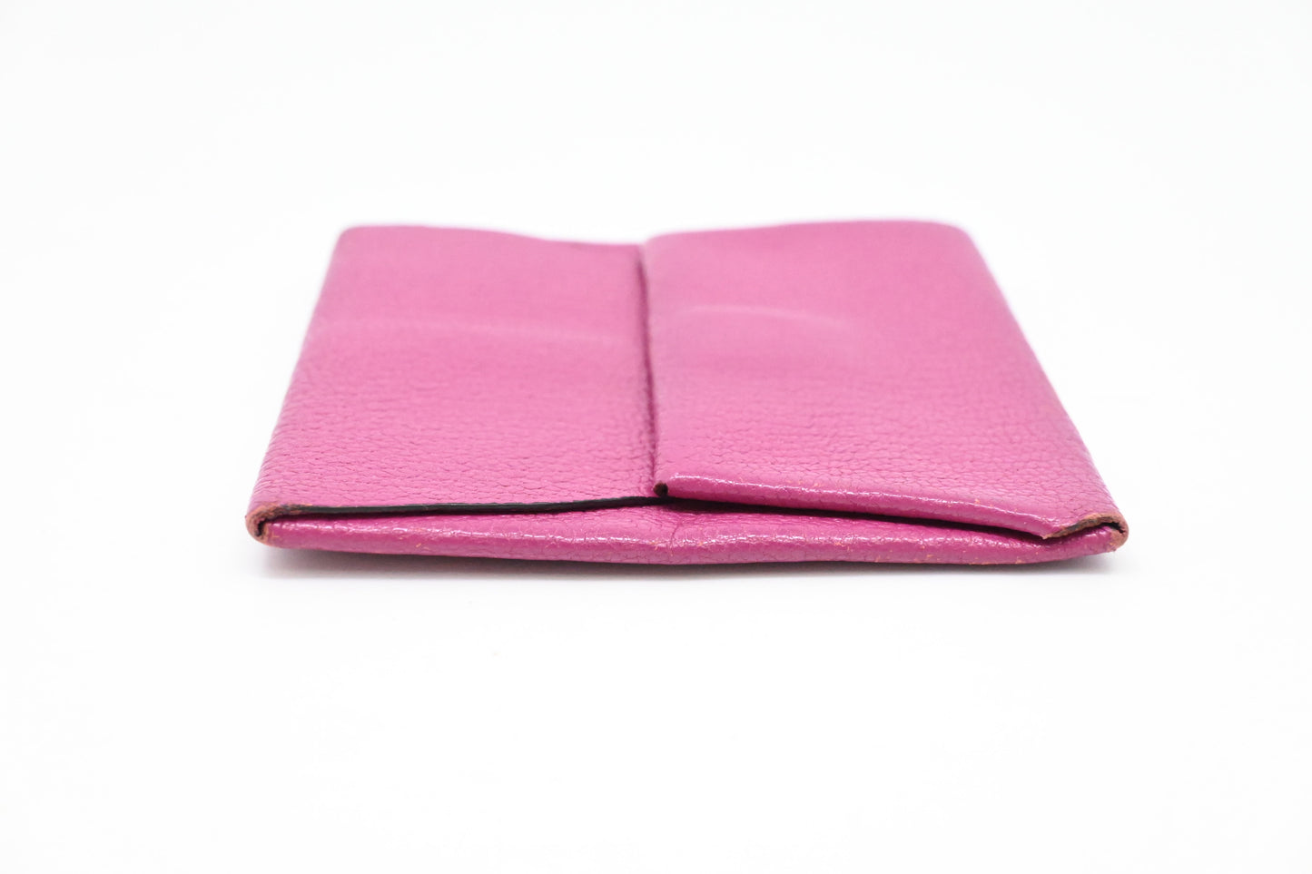 Hermes Bastia Coin Case in Fuchsia Epsom Leather
