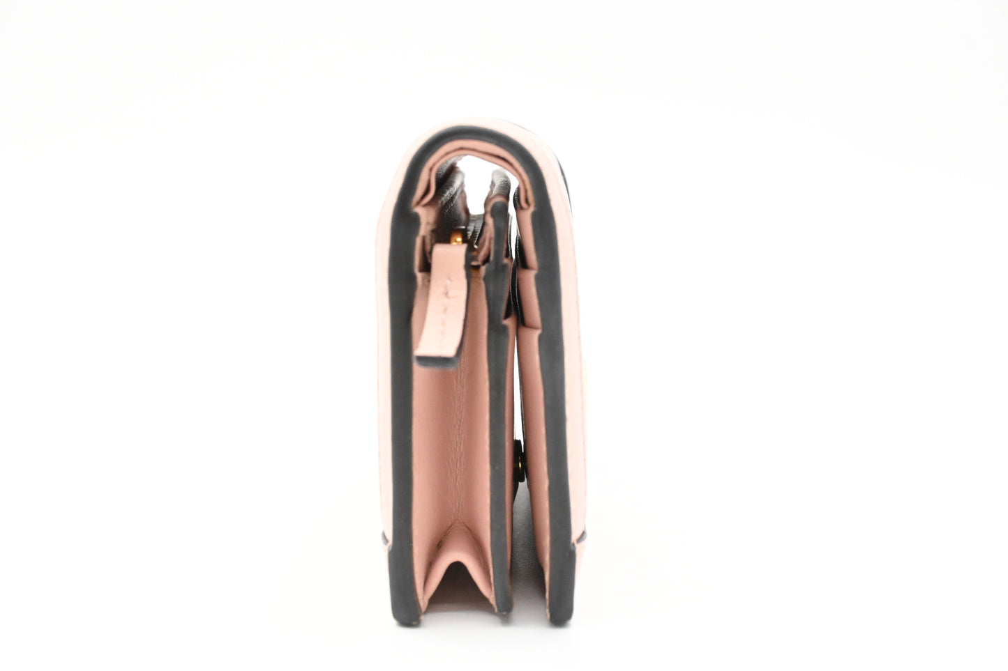 Gucci Compact Wallet in Pink Leather