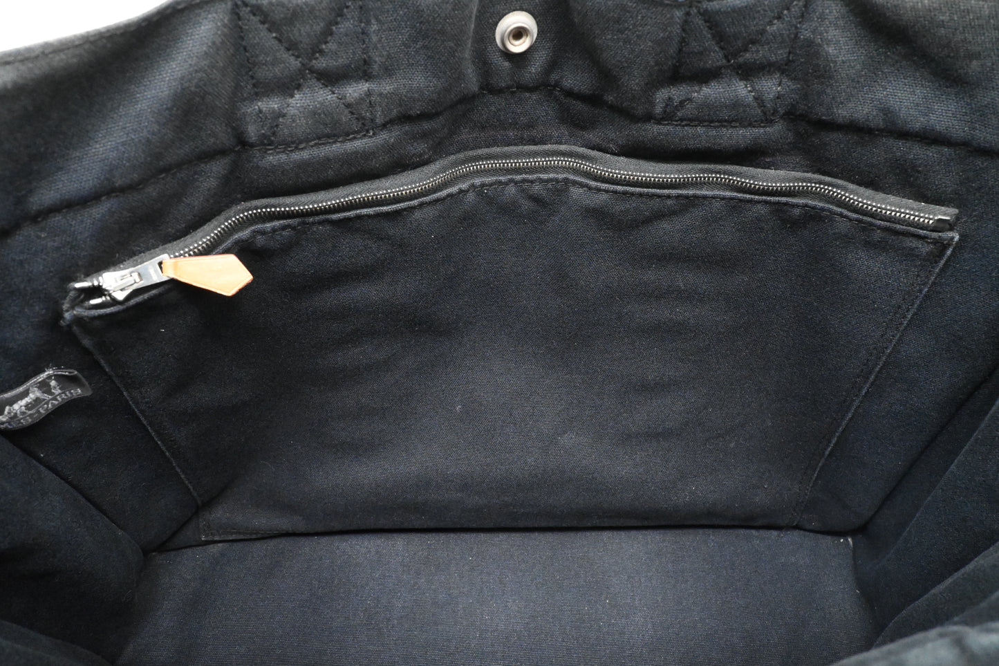 Hermes Fourre Tout MM in Black Canvas