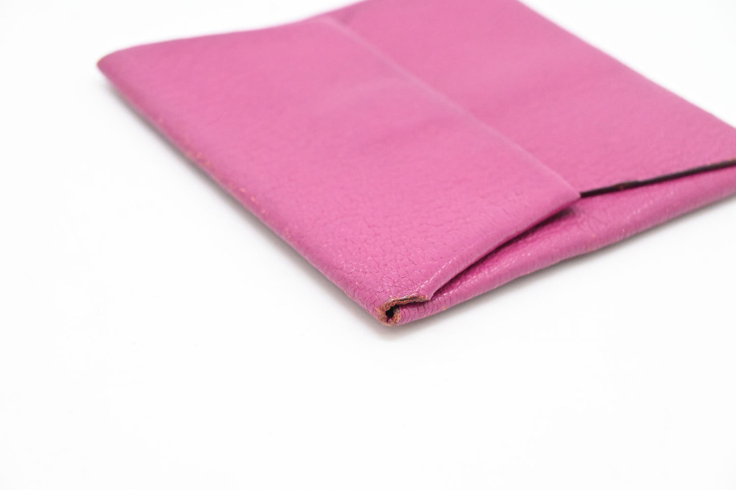 Hermes Bastia Coin Case in Fuchsia Epsom Leather
