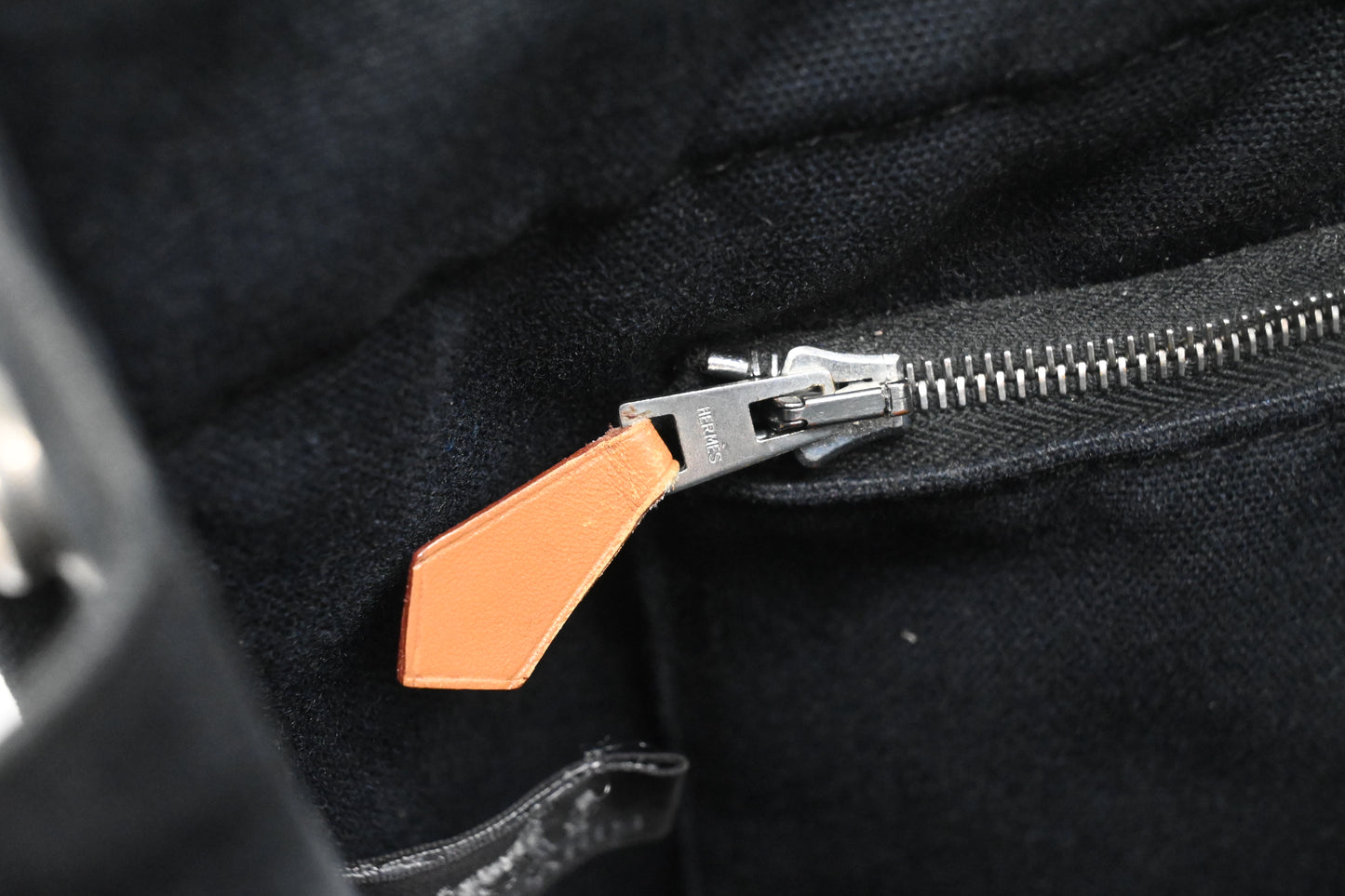 Hermes Fourre Tout MM in Black Canvas