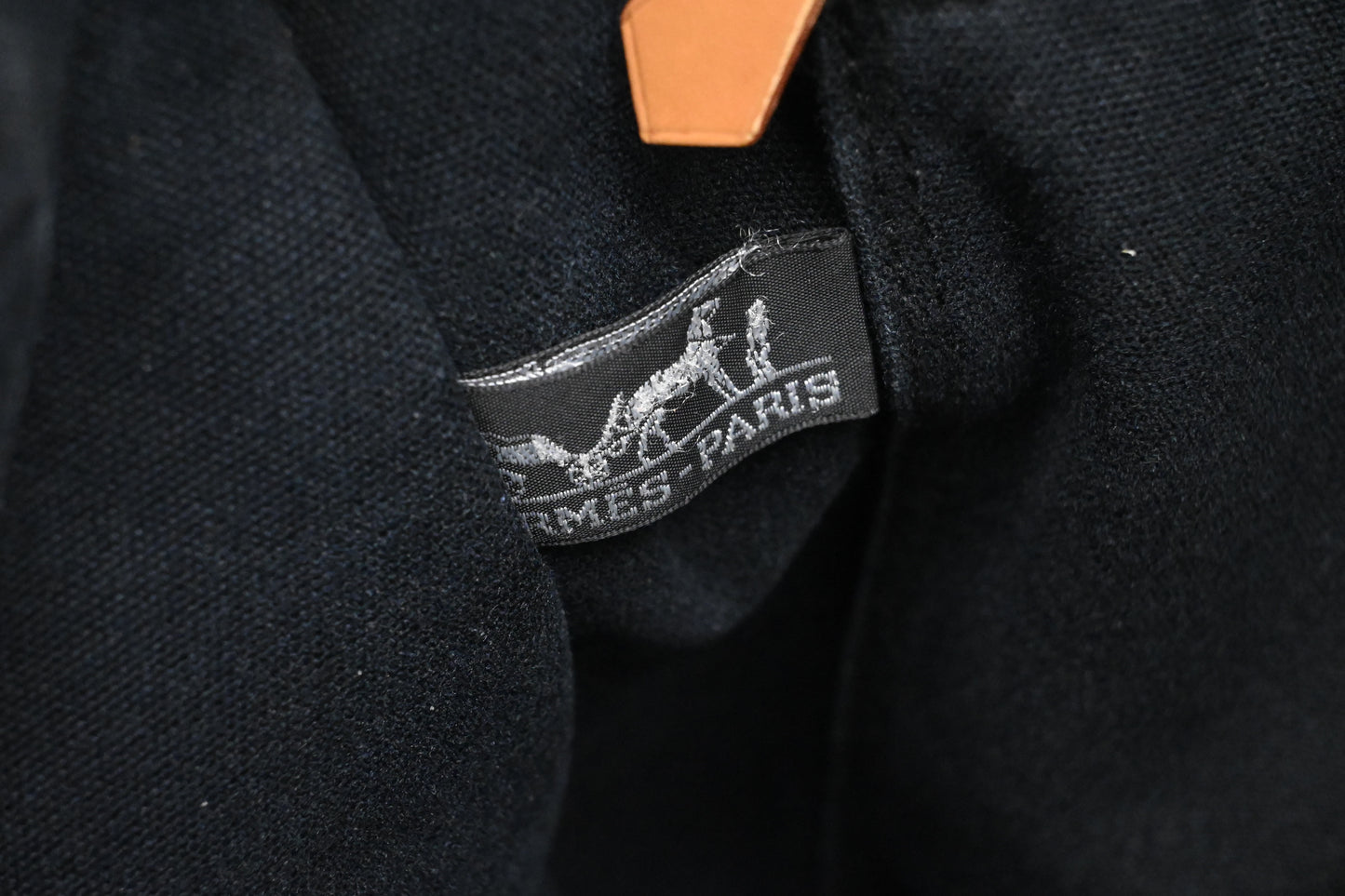 Hermes Fourre Tout MM in Black Canvas
