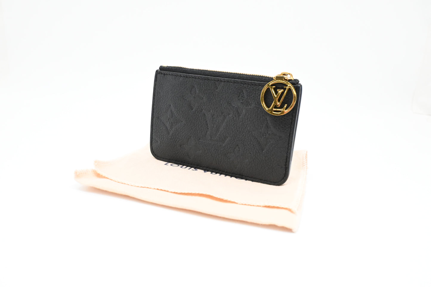 Louis Vuitton Romy Card Holder in Empreinte Black Leather
