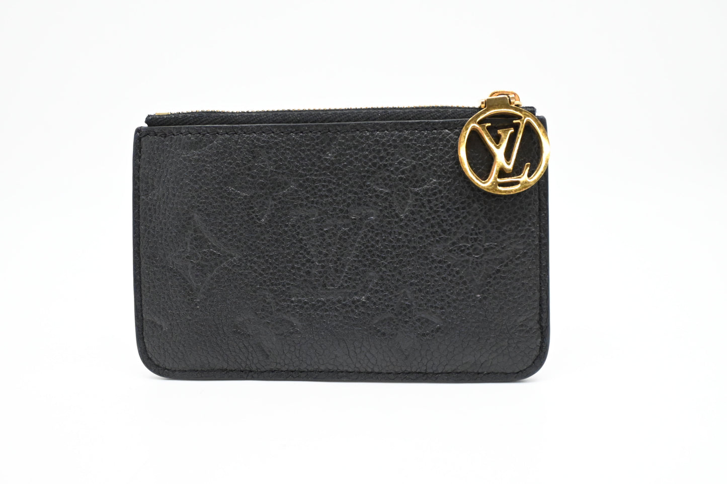 Louis Vuitton Romy Card Holder in Empreinte Black Leather