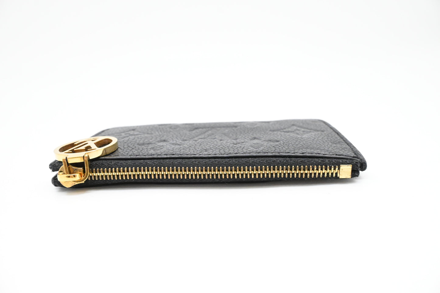 Louis Vuitton Romy Card Holder in Empreinte Black Leather