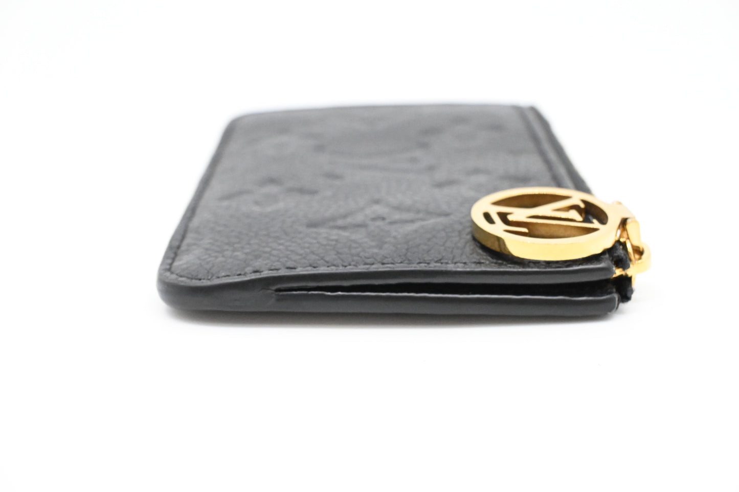 Louis Vuitton Romy Card Holder in Empreinte Black Leather