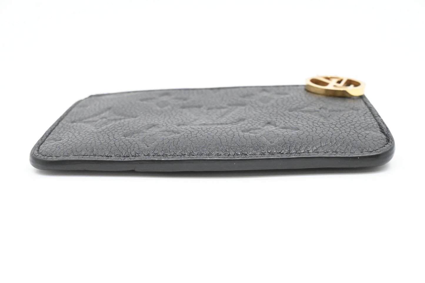 Louis Vuitton Romy Card Holder in Empreinte Black Leather