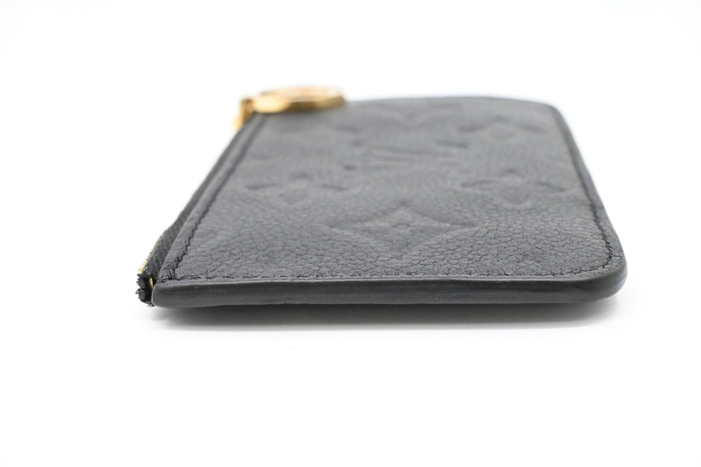 Louis Vuitton Romy Card Holder in Empreinte Black Leather