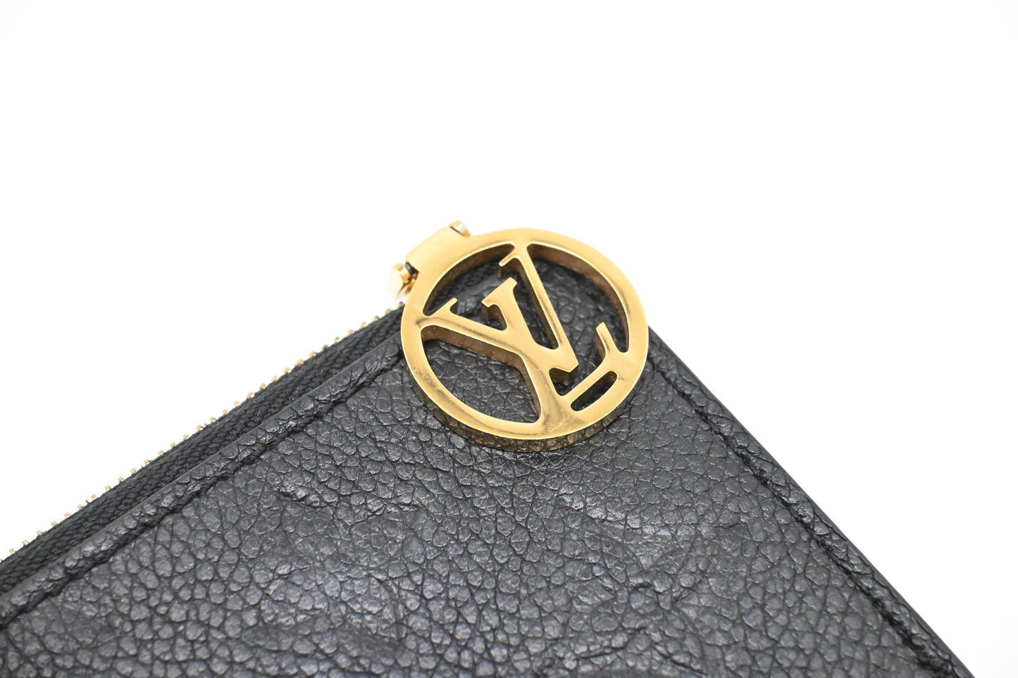 Louis Vuitton Romy Card Holder in Empreinte Black Leather