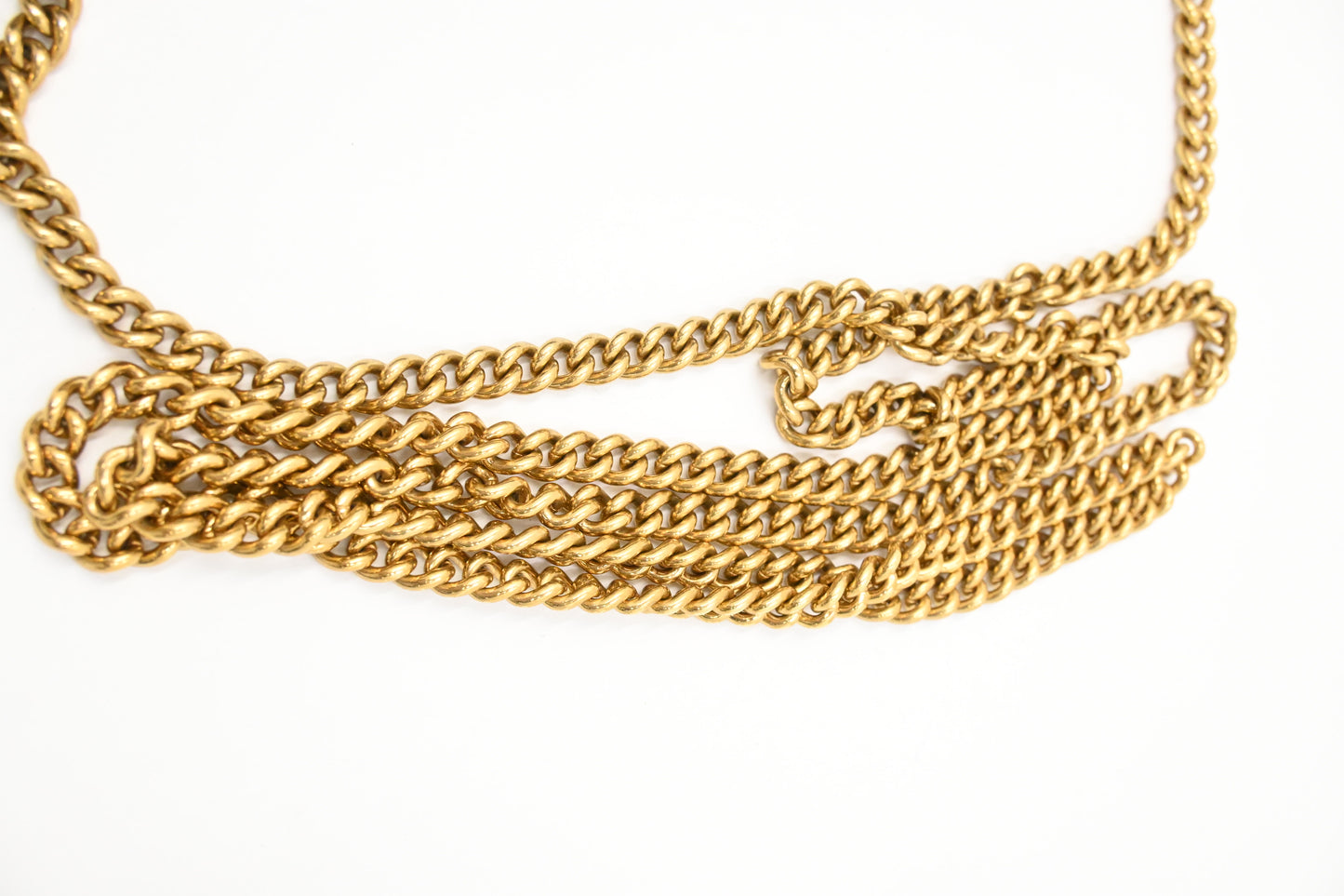 Gucci Bamboo Wallet on Chain in Black Leather