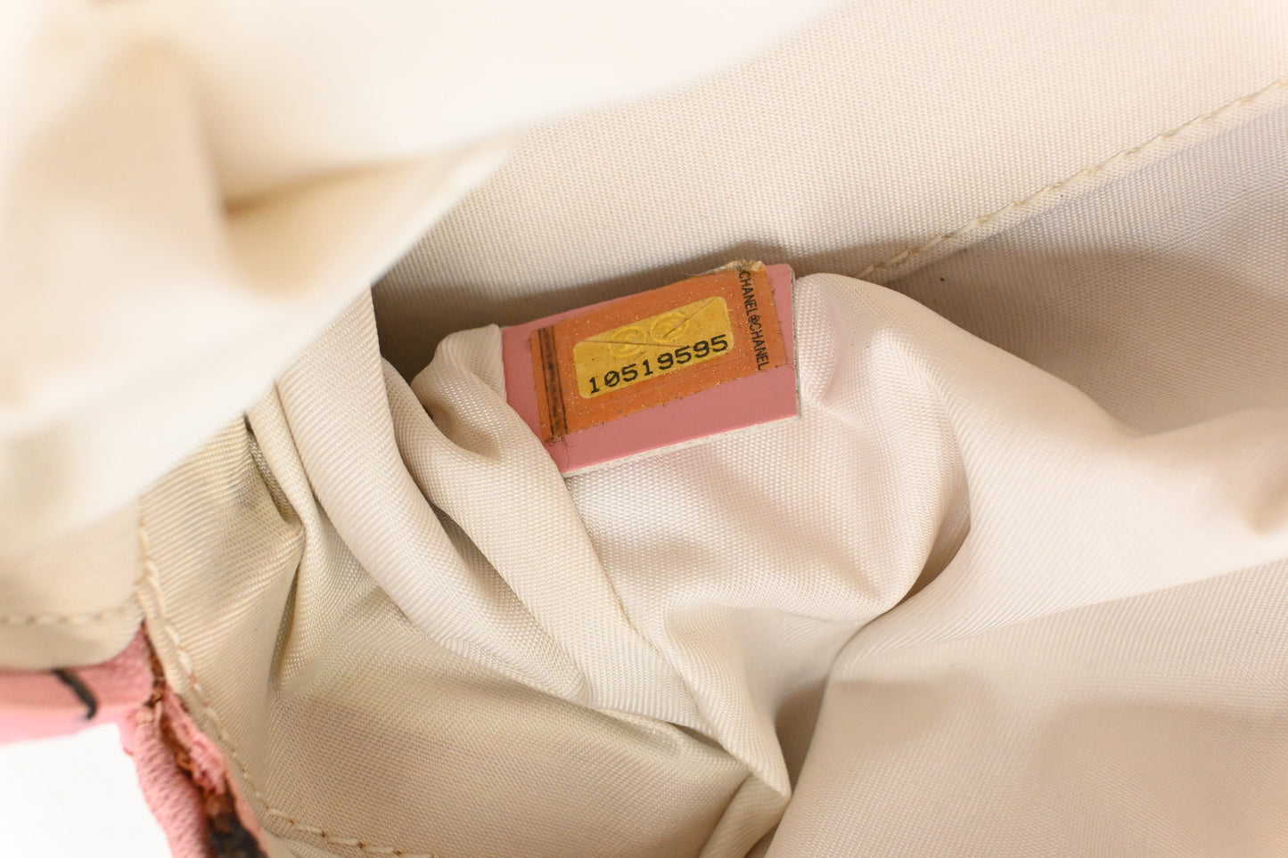 Chanel New Travel Line Handbag in Pink Canvas