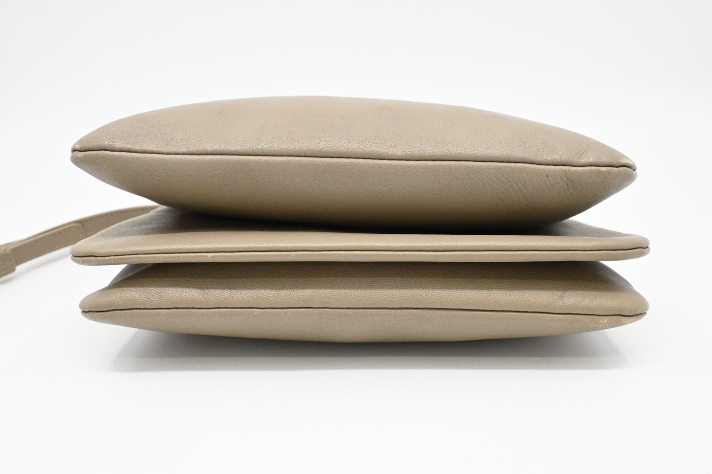 Celine Shoulder Bag in Beige Canvas