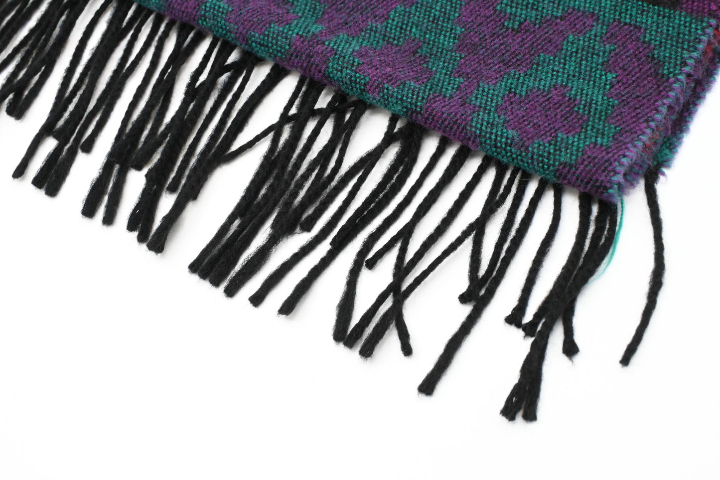 Fendi Scarf in Teal, Purple and Red Acrylic