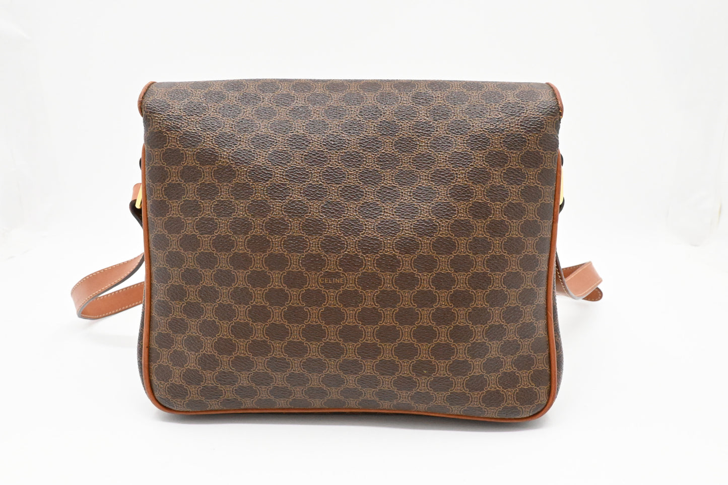 Celine Crossbody Bag in Brown Macadam Canvas