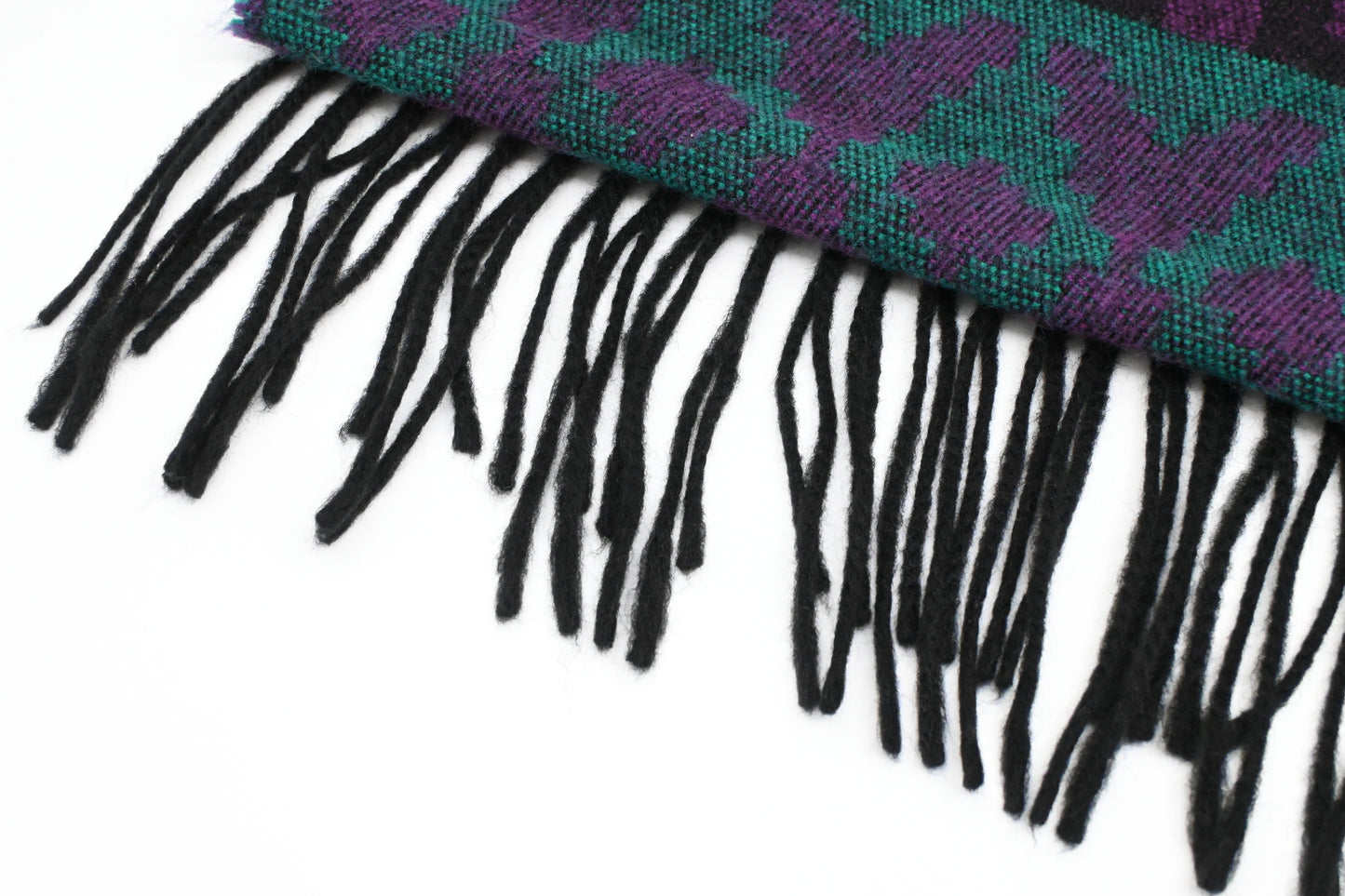 Fendi Scarf in Teal, Purple and Red Acrylic