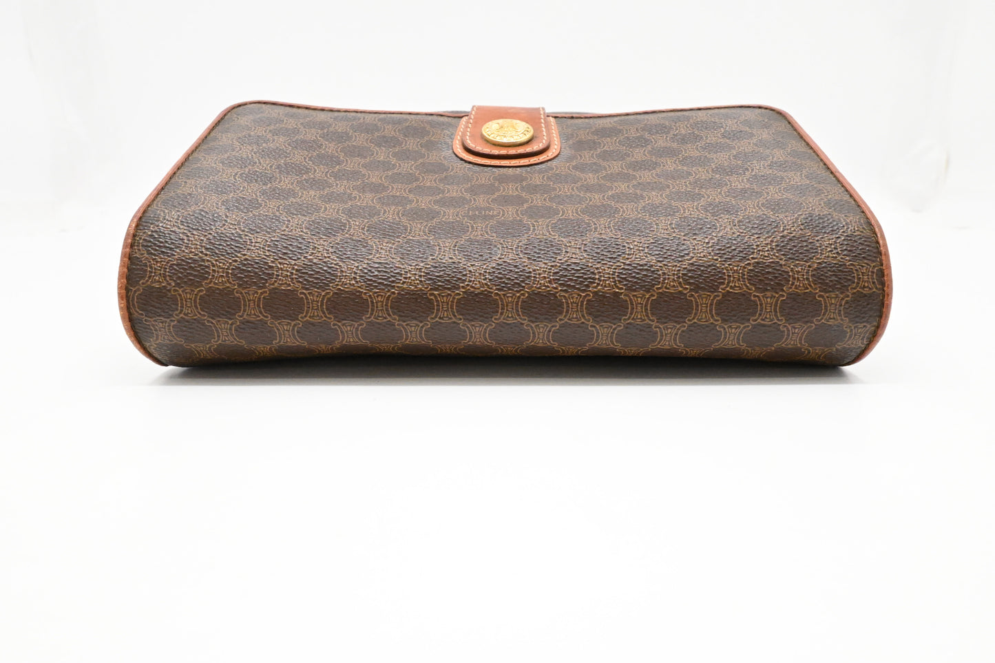 Celine Crossbody Bag in Brown Macadam Canvas