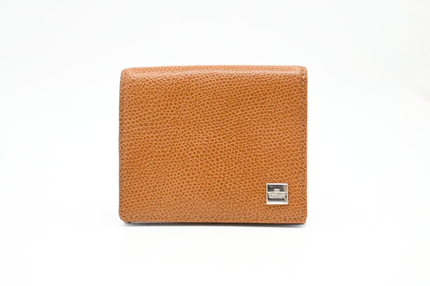 Valentino Coin Case in Brown Leather