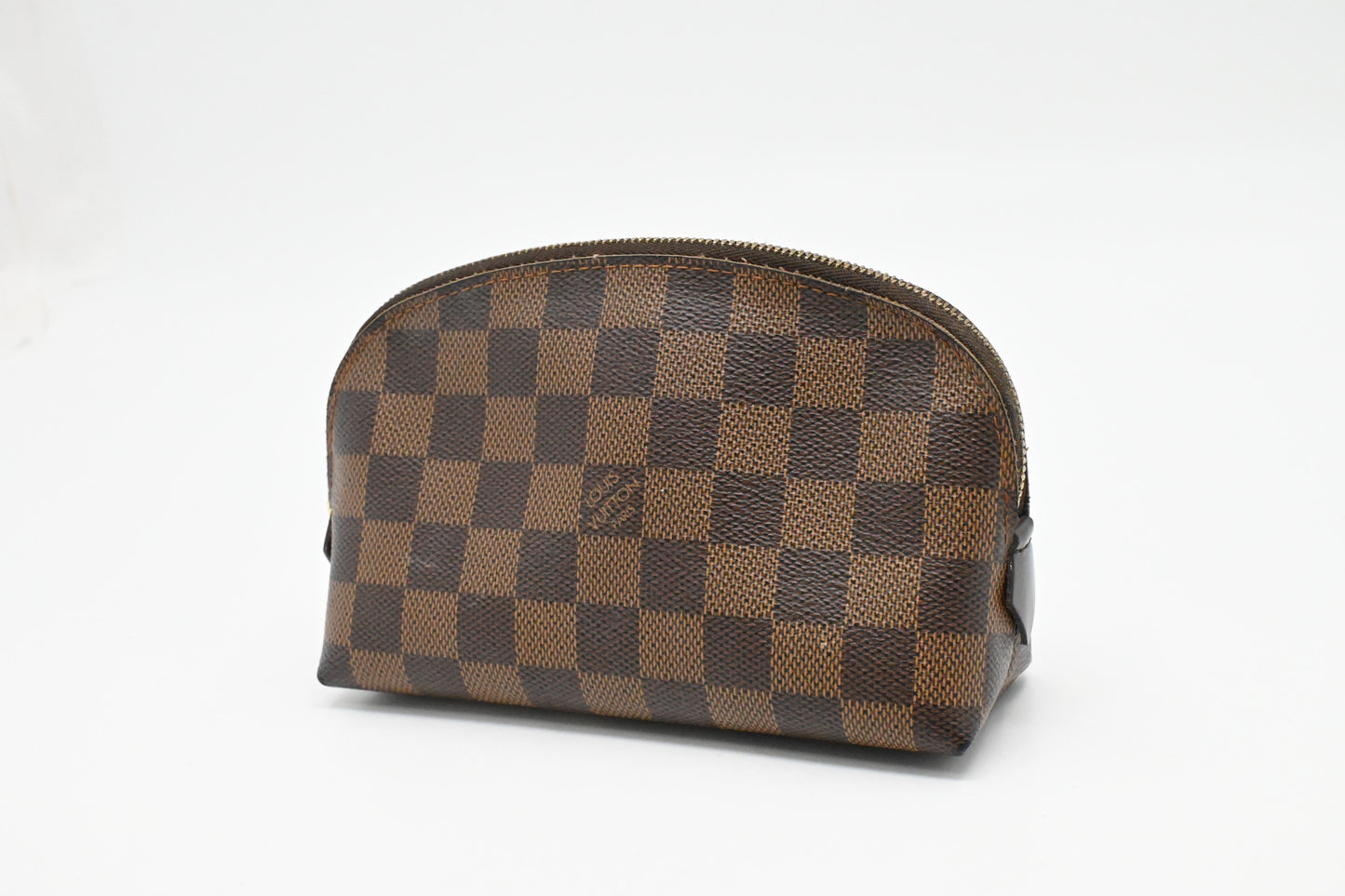 Louis Vuitton Pochette Cosmetique in Damier Ebene Canvas