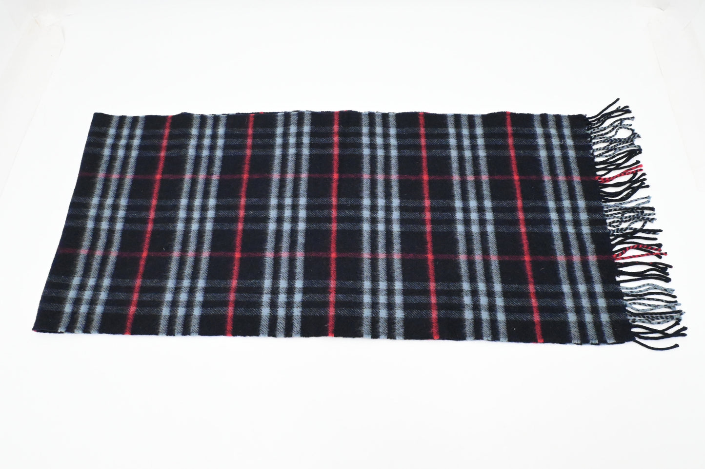 Burberry Scarf in Navy Blue Cashmere