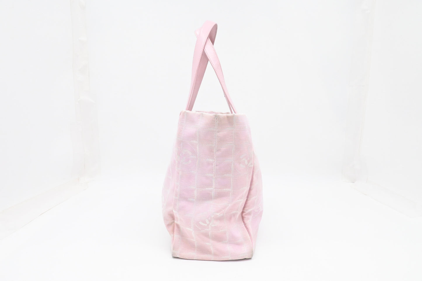 Chanel New Travel Line Tote in Pink Canvas