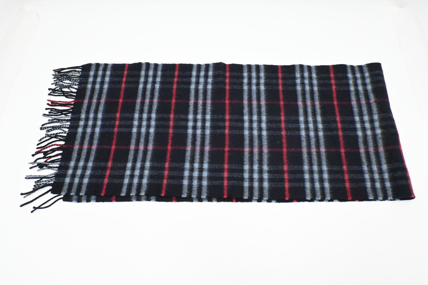 Burberry Scarf in Navy Blue Cashmere