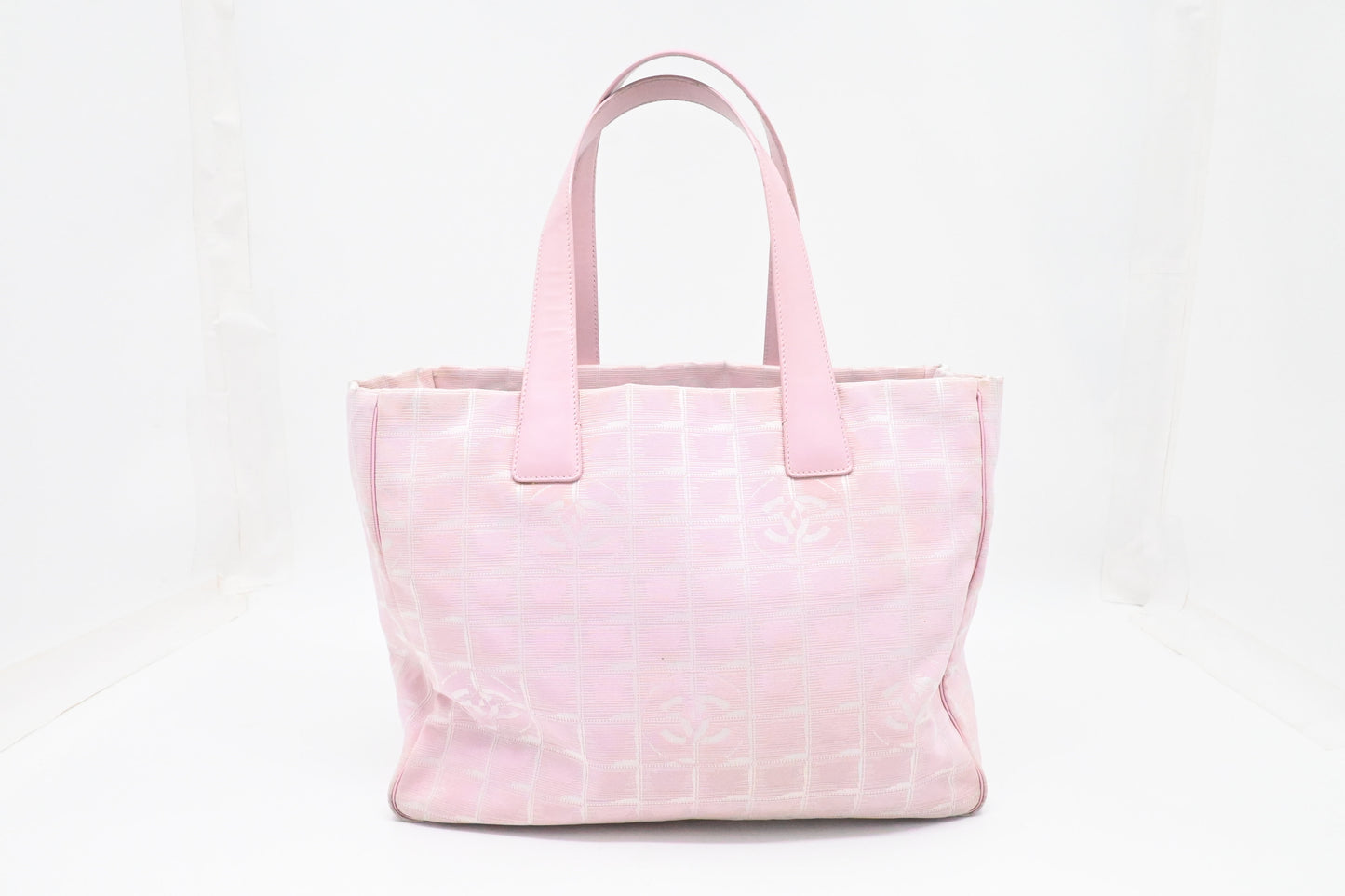 Chanel New Travel Line Tote in Pink Canvas