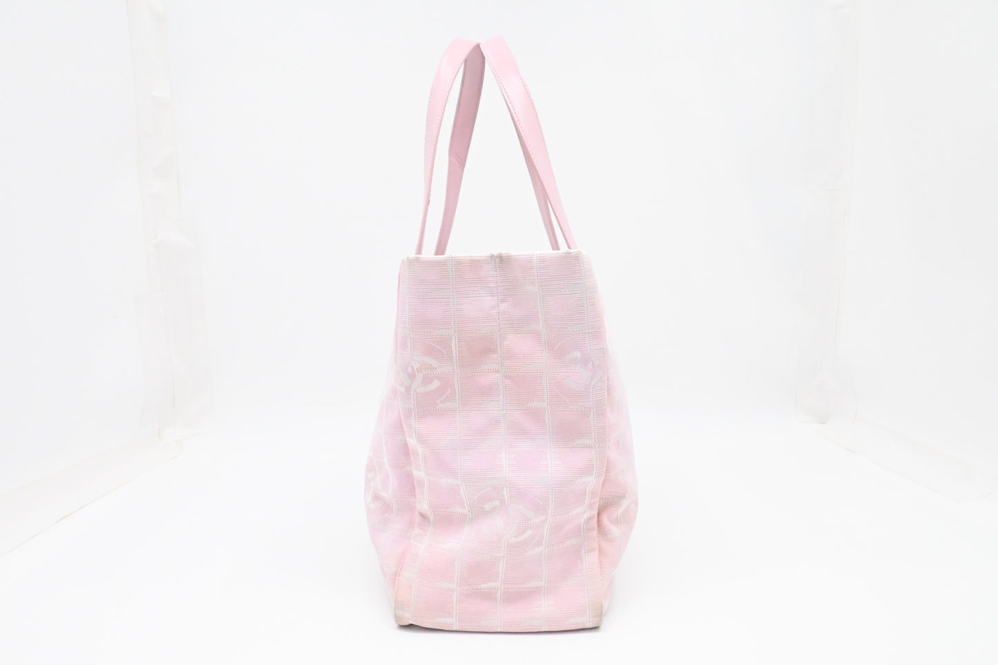 Chanel New Travel Line Tote in Pink Canvas