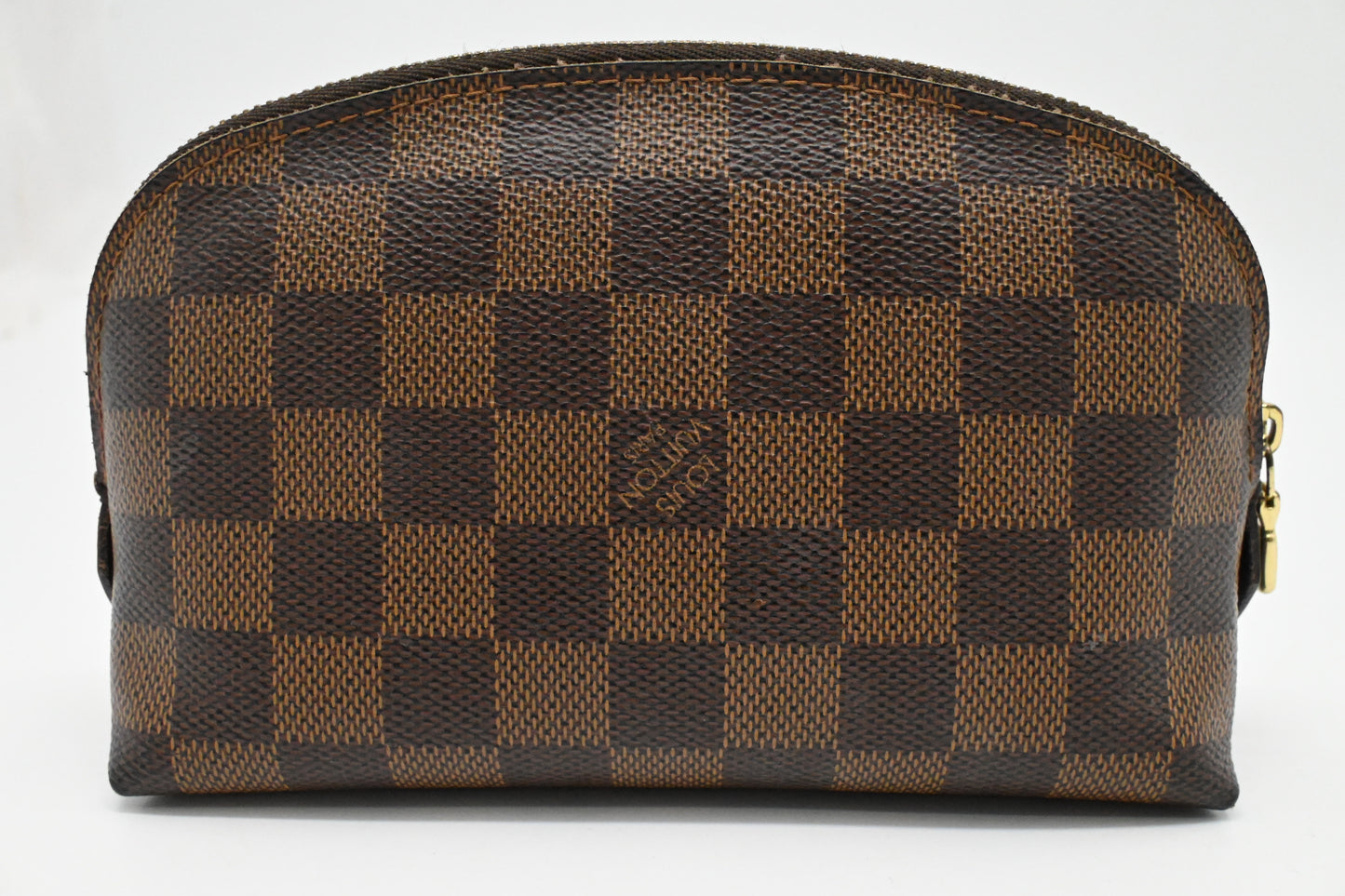 Louis Vuitton Pochette Cosmetique in Damier Ebene Canvas