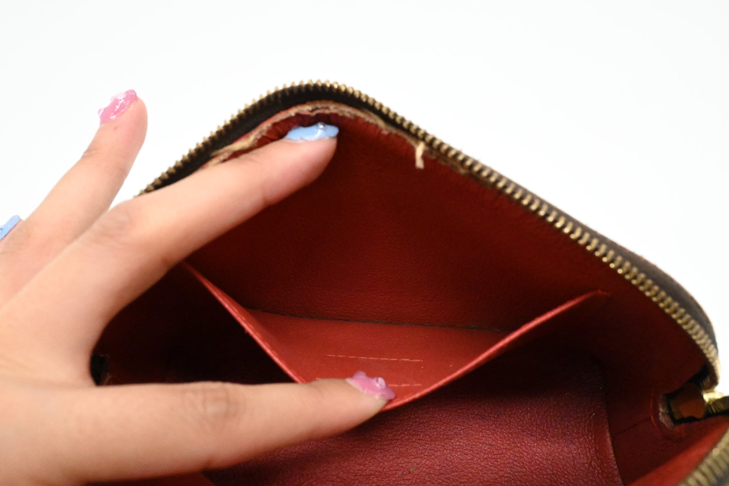 Louis Vuitton Pochette Cosmetique in Damier Ebene Canvas