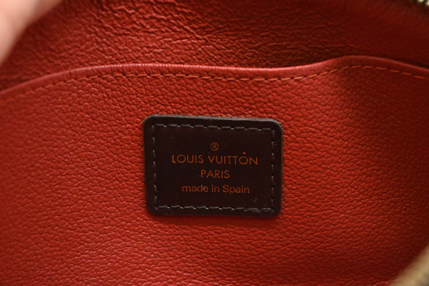 Louis Vuitton Pochette Cosmetique in Damier Ebene Canvas