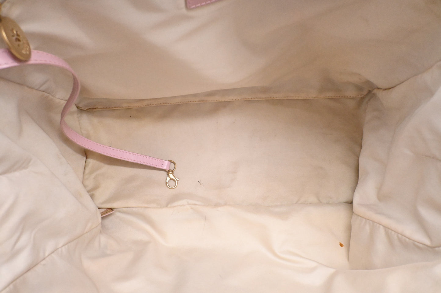 Chanel New Travel Line Tote in Pink Canvas