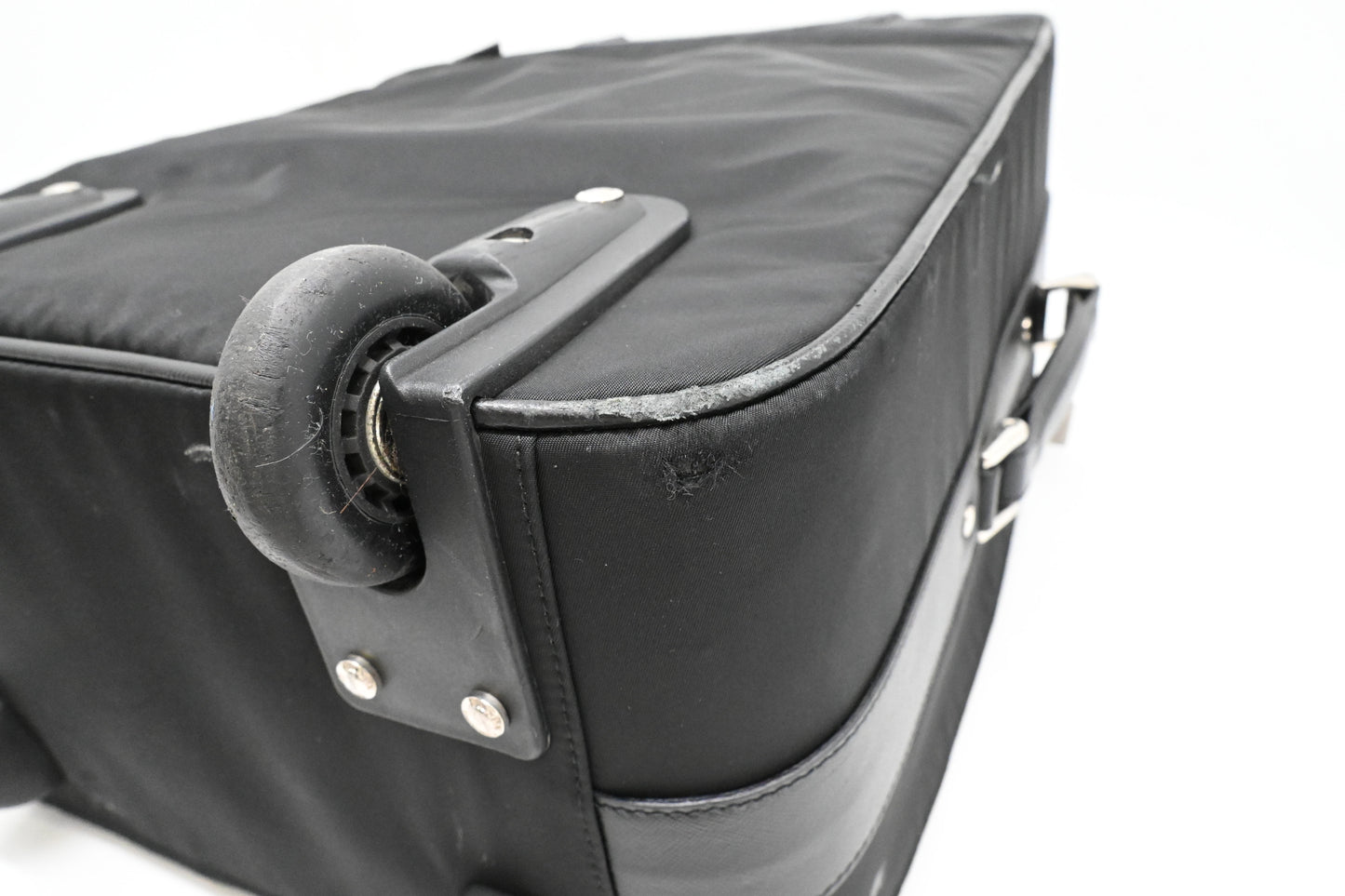 Prada Luggage in Black Nylon