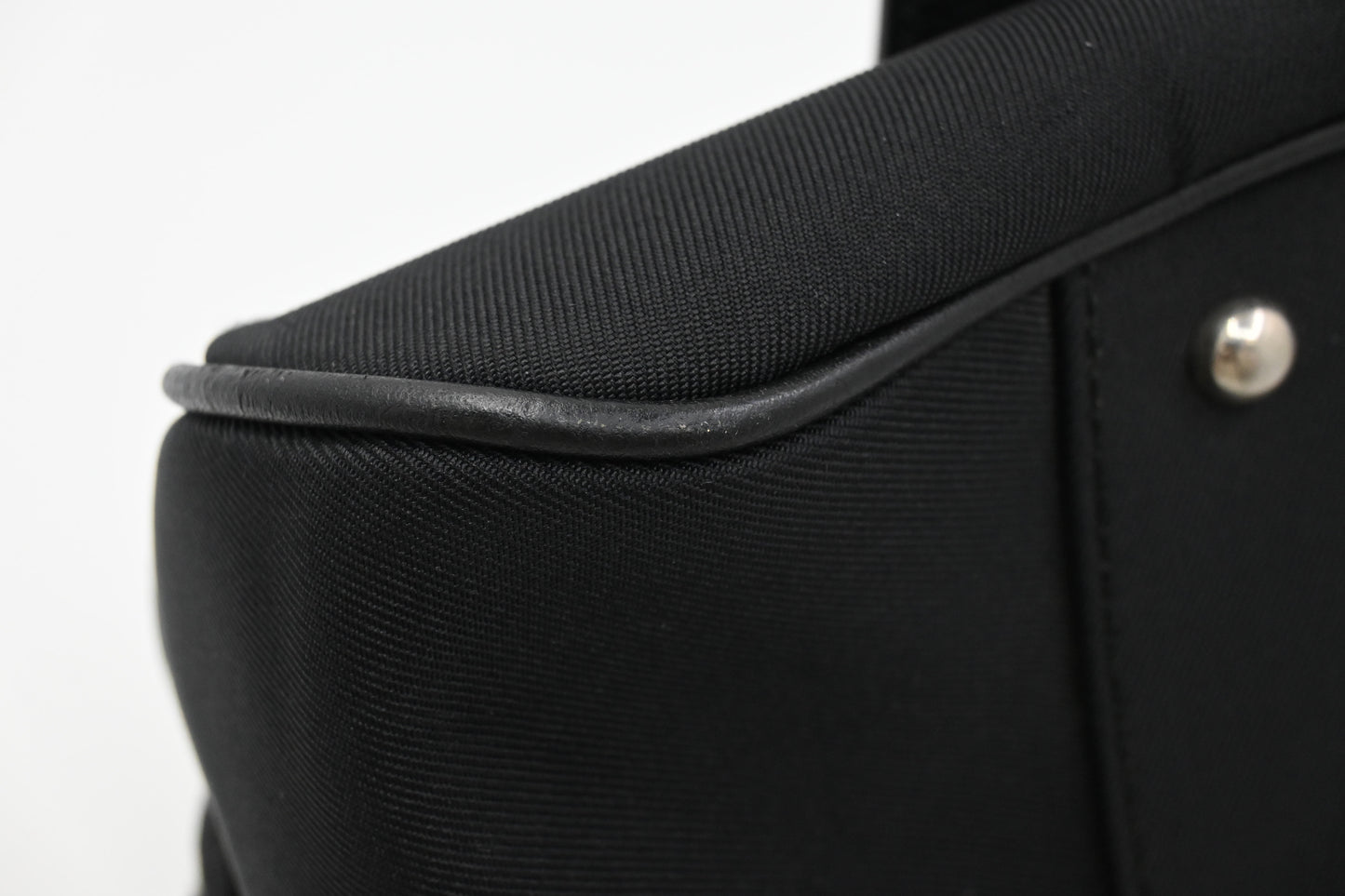 Burberry Mini Boston Bag in Black Nylon